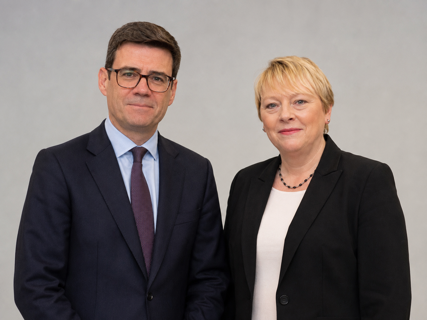 Andy Burnham and Angela Eagle