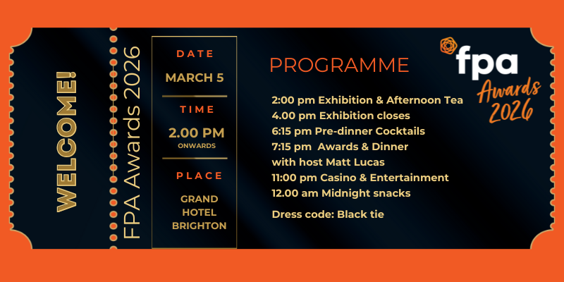 2026 Awards ticket programme